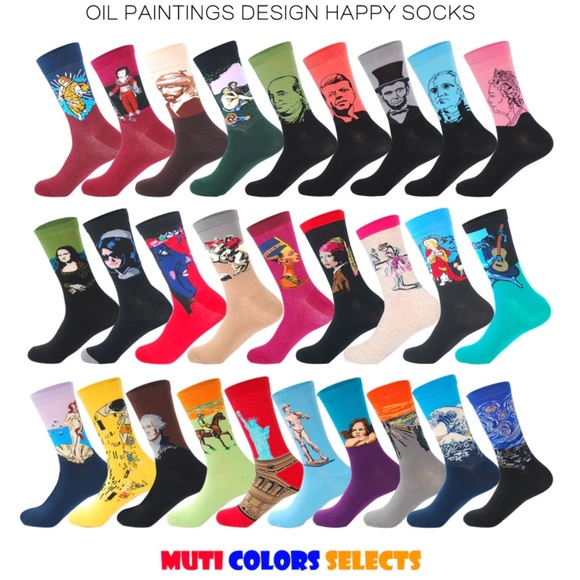 Classic Jackie Kennedy Socks 4 for $32 Any Socks - Picture 3 of 3